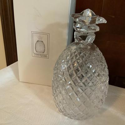 Lot of Pineapple themed Shannon Crystal and more
