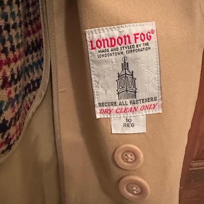 Two Women’s London Fog Trench Coats
