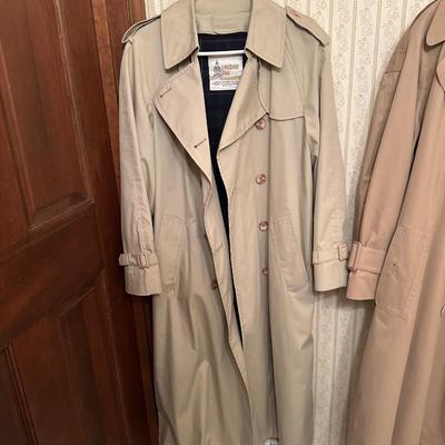 Two Women’s London Fog Trench Coats