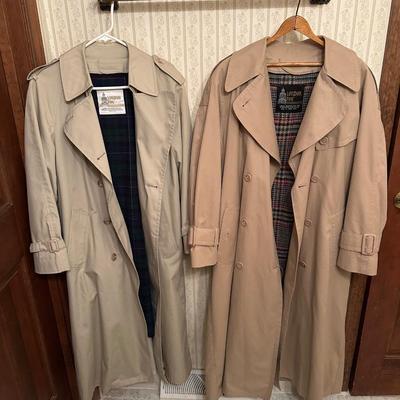 Two Women’s London Fog Trench Coats