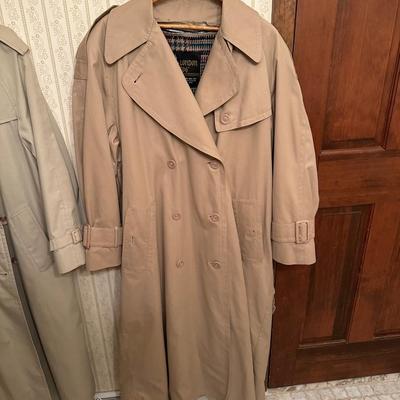 Two Women’s London Fog Trench Coats