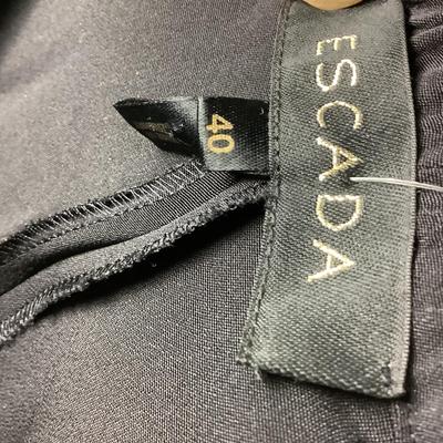 575 New ESCADA Black Silk Pants