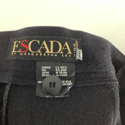 576 ESCADA Black Wool Pants