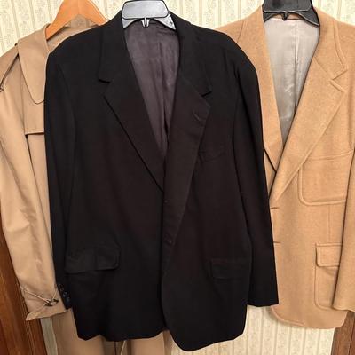 Three Men’s Vintage Coats including Tom James & Neiman Marcus