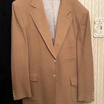 Three Men’s Vintage Coats including Tom James & Neiman Marcus