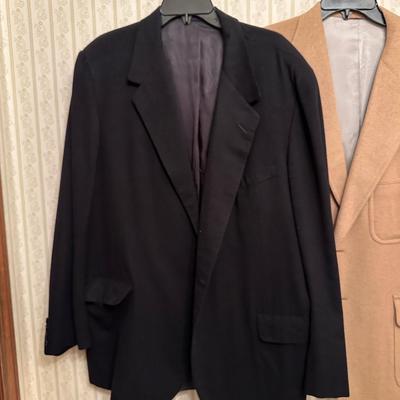 Three Men’s Vintage Coats including Tom James & Neiman Marcus