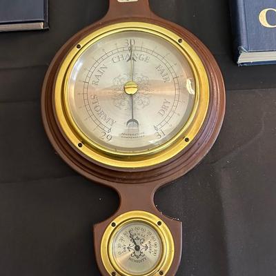 Lot of Vintage Voyager Decor including a Weather Station Barometer!