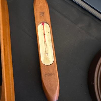 Lot of Vintage Voyager Decor including a Weather Station Barometer!