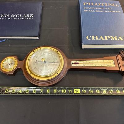 Lot of Vintage Voyager Decor including a Weather Station Barometer!