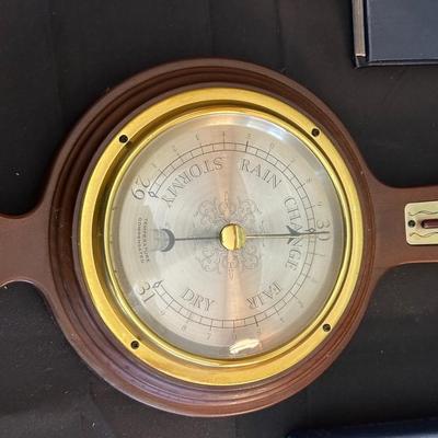 Lot of Vintage Voyager Decor including a Weather Station Barometer!