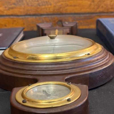 Lot of Vintage Voyager Decor including a Weather Station Barometer!