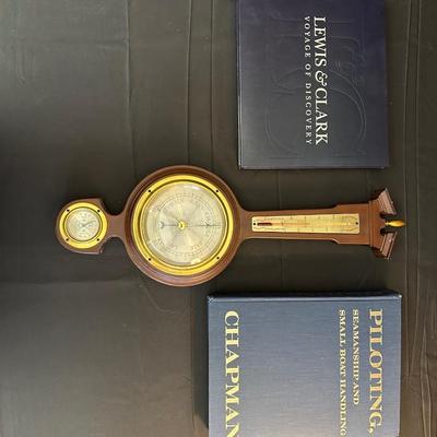 Lot of Vintage Voyager Decor including a Weather Station Barometer!