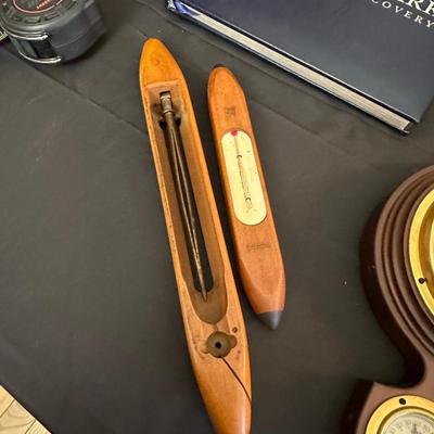 Lot of Vintage Voyager Decor including a Weather Station Barometer!