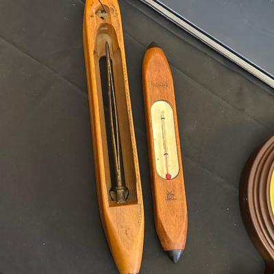 Lot of Vintage Voyager Decor including a Weather Station Barometer!