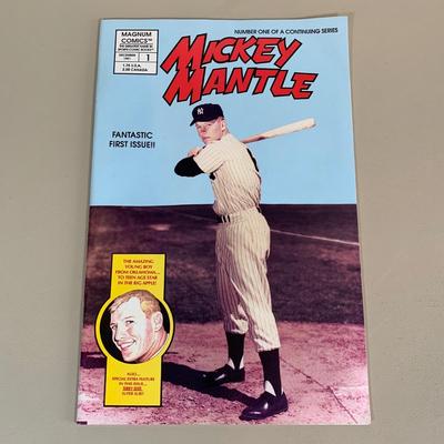 LOT 252 B: Marvel Comics 1991 "Weapon X" Vol. 1 #81, Baseball's Greatest Heroes 1991 "Mickey Mantle" Vol. 1 #1,...