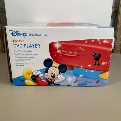 LOT 253 B: NIP Sealed Disney Electronics Classic DVD Player DVD2000-C