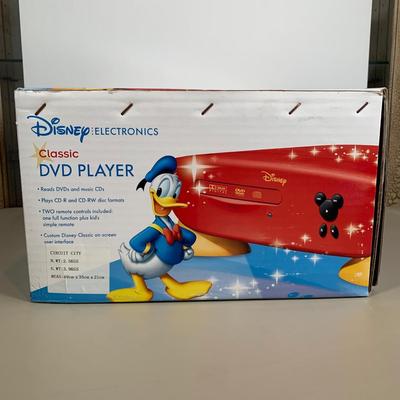 LOT 253 B: NIP Sealed Disney Electronics Classic DVD Player DVD2000-C