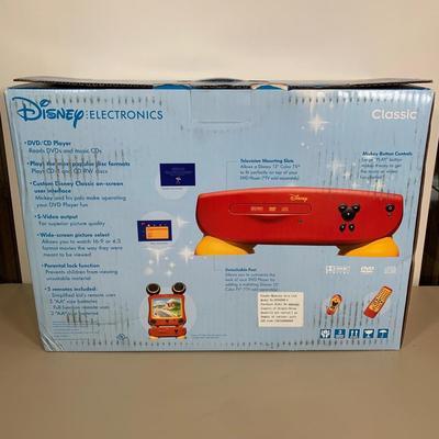 LOT 253 B: NIP Sealed Disney Electronics Classic DVD Player DVD2000-C