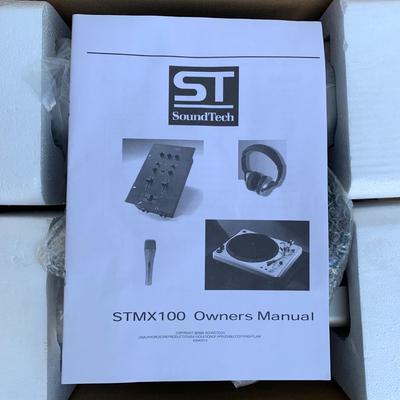 LOT 255 B: NIP Sound Tech DJ Spin Kit Model #STMX100