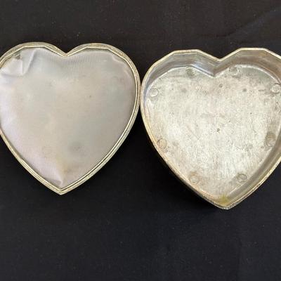 Vintage Sterling Silver Money Clip and Lot of Vintage Jewelry Boxes