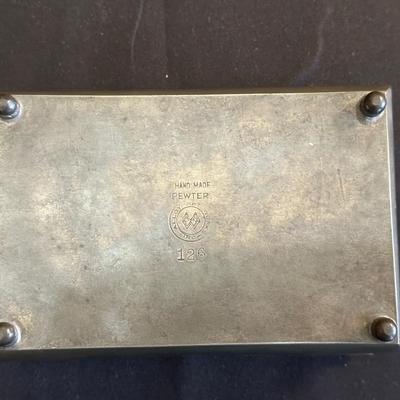 Vintage Sterling Silver Money Clip and Lot of Vintage Jewelry Boxes