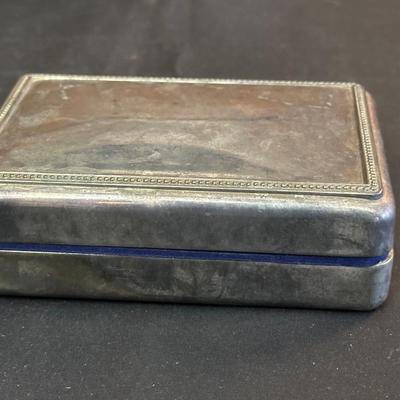Vintage Sterling Silver Money Clip and Lot of Vintage Jewelry Boxes