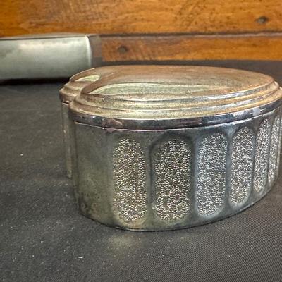 Vintage Sterling Silver Money Clip and Lot of Vintage Jewelry Boxes