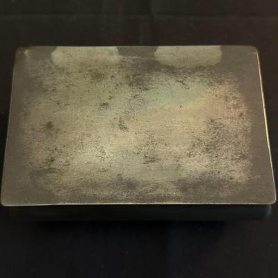 Vintage Sterling Silver Money Clip and Lot of Vintage Jewelry Boxes