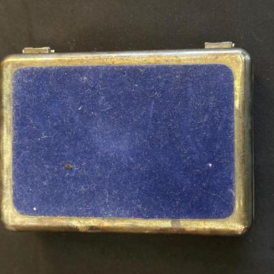 Vintage Sterling Silver Money Clip and Lot of Vintage Jewelry Boxes