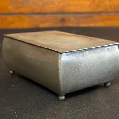 Vintage Sterling Silver Money Clip and Lot of Vintage Jewelry Boxes