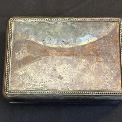 Vintage Sterling Silver Money Clip and Lot of Vintage Jewelry Boxes