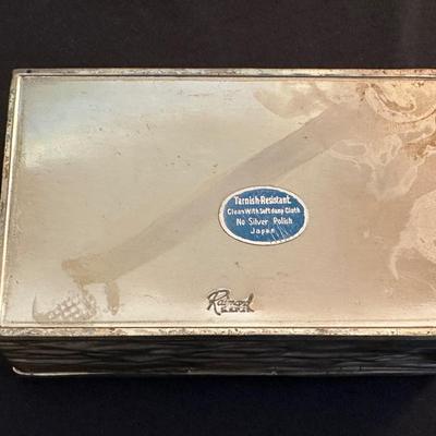 Vintage Sterling Silver Money Clip and Lot of Vintage Jewelry Boxes