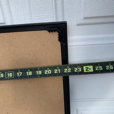 LOT 257 A: Framed Hollywood Mickey Gilded Mirror & 60th Anniversary Mickey Mouse Poster