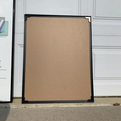 LOT 257 A: Framed Hollywood Mickey Gilded Mirror & 60th Anniversary Mickey Mouse Poster