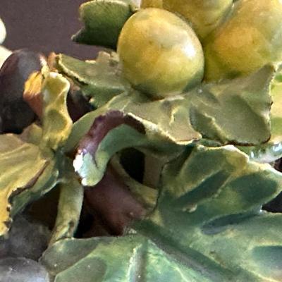 Vintage Porcelain FASOLD & STAUCH Cherubs and a Pair of Italian Grape Candle Holders