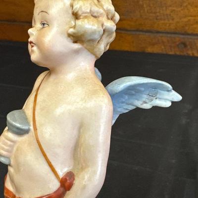 Vintage Porcelain FASOLD & STAUCH Cherubs and a Pair of Italian Grape Candle Holders