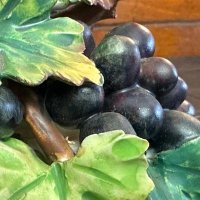 Vintage Porcelain FASOLD & STAUCH Cherubs and a Pair of Italian Grape Candle Holders