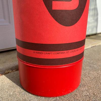 LOT 258 A: 1990's Plastic Coin Banks; Coca Cola Bottle, Red Crayola Crayon, & Parking Meter