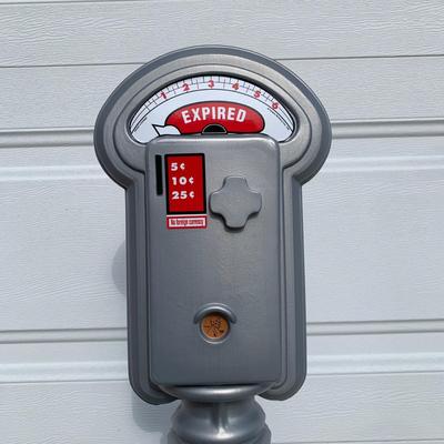 LOT 258 A: 1990's Plastic Coin Banks; Coca Cola Bottle, Red Crayola Crayon, & Parking Meter