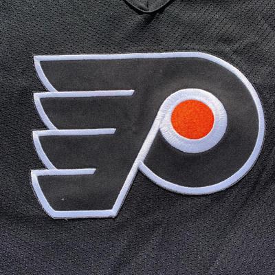 LOT 260 B: NHL Philadelphia Flyers John Leclair #10 CCM Jersey Size Junior Small / Medium & Starter Button Up T-Shirt Size Large