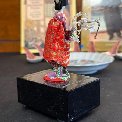 Lot of Beautiful Oriental Items including Porcelain Soup Spoons from Japan