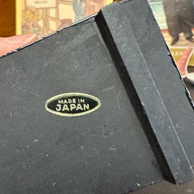 Lot of Beautiful Oriental Items including Porcelain Soup Spoons from Japan