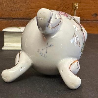 Lot of Vintage Rose Patterned Porcelain & China Trinkets