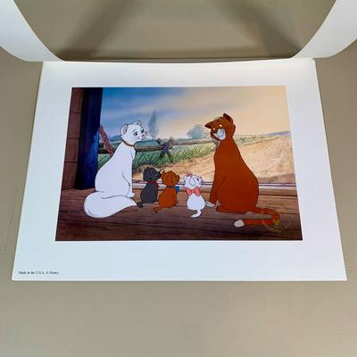 LOT 264 B: The Disney Store Exclusive Commemorative Lithograph Collection; The Aristocats, Aladdin, Snow White And The Seven Dwarfs,...