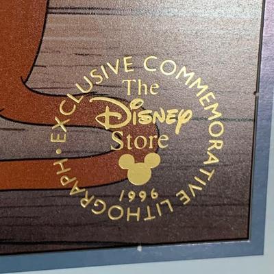 LOT 264 B: The Disney Store Exclusive Commemorative Lithograph Collection; The Aristocats, Aladdin, Snow White And The Seven Dwarfs,...