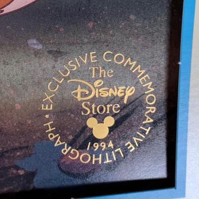 LOT 264 B: The Disney Store Exclusive Commemorative Lithograph Collection; The Aristocats, Aladdin, Snow White And The Seven Dwarfs,...