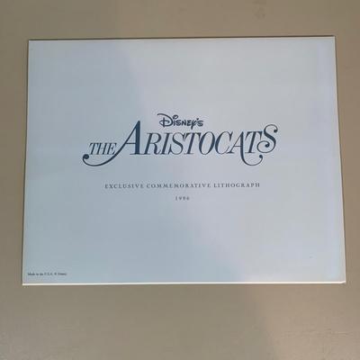 LOT 264 B: The Disney Store Exclusive Commemorative Lithograph Collection; The Aristocats, Aladdin, Snow White And The Seven Dwarfs,...