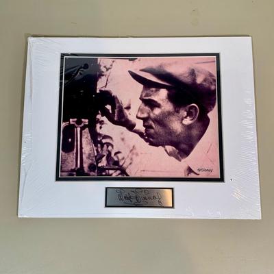 LOT 265 B: NIP Sealed Walt Disney Photo Prints w/ Signature Plaques