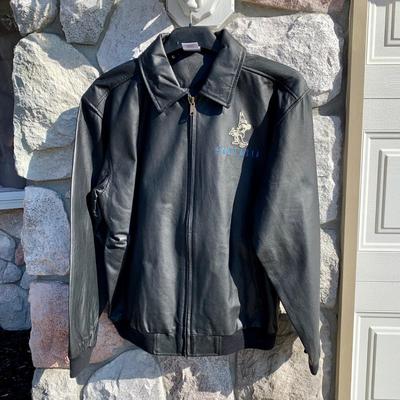 LOT 268 A: Walt Disney Collectibles Limited Edition 1 of 600 65th Anniversary Fantasia Size Medium Leather Jacket