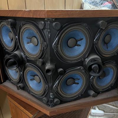 Vintage Bose 901 Series Speakers on Tulip Stands
